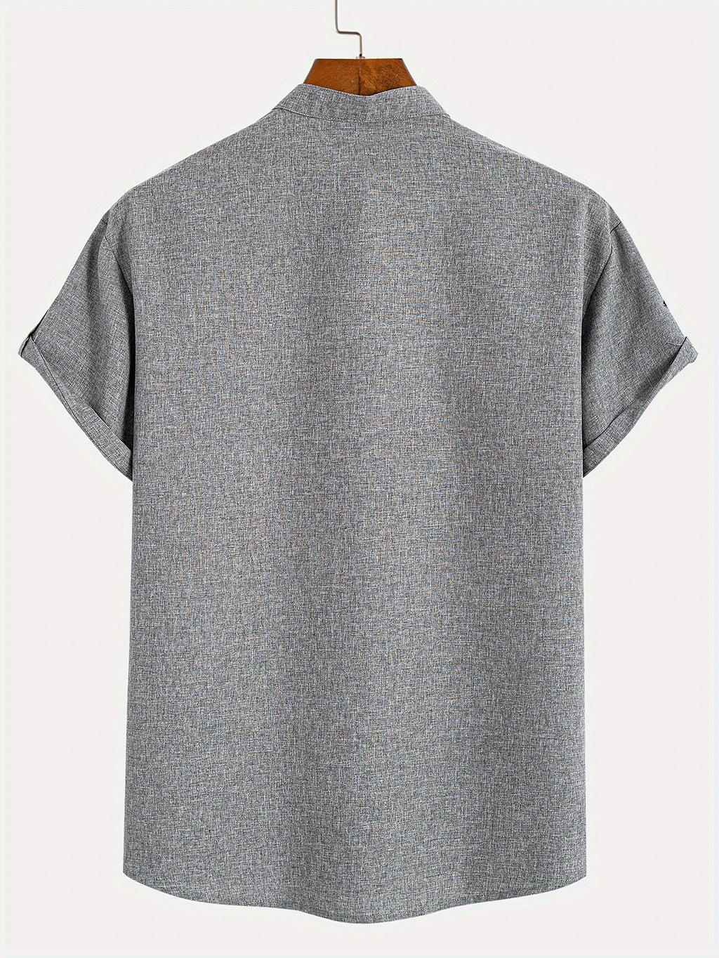 Leblanc™ | Elegancka koszula z krótkim rękawem i stójką
