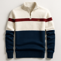 Elston | Bawełniany Sweter Quarter-Zip