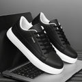Nolan | Lekkie Skórzane Sneakersy