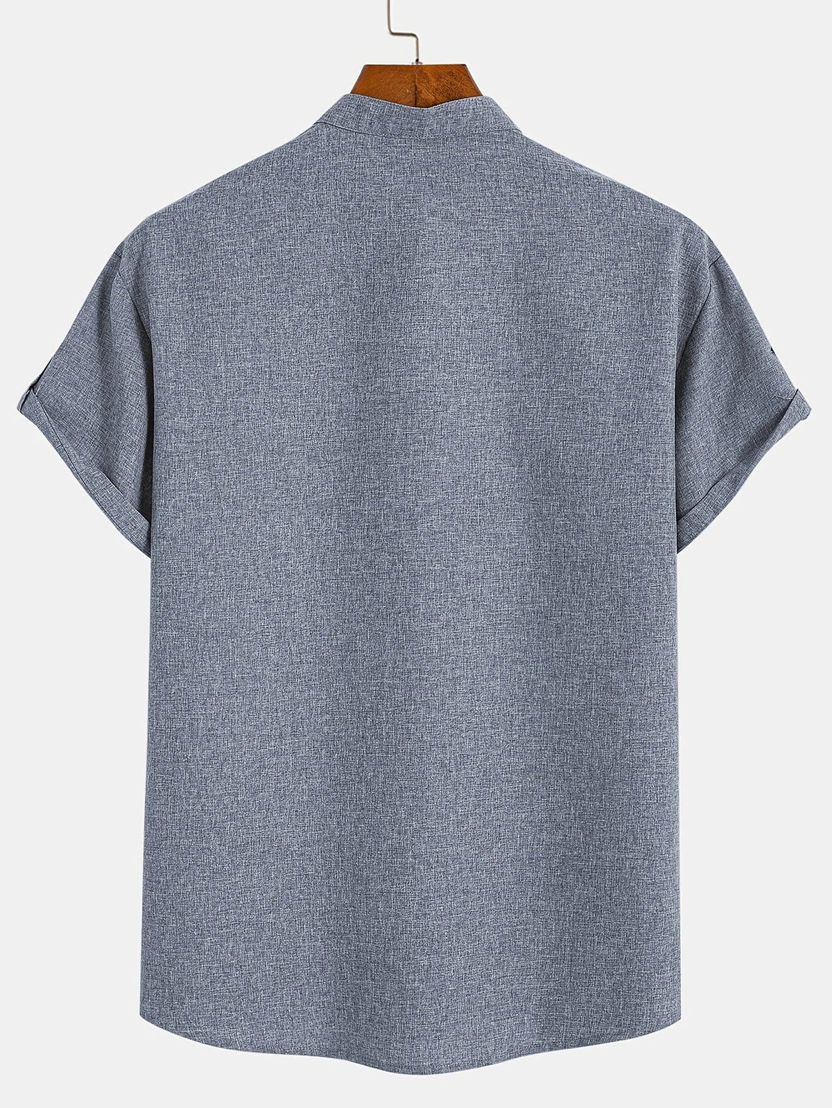Leblanc™ | Elegancka koszula z krótkim rękawem i stójką