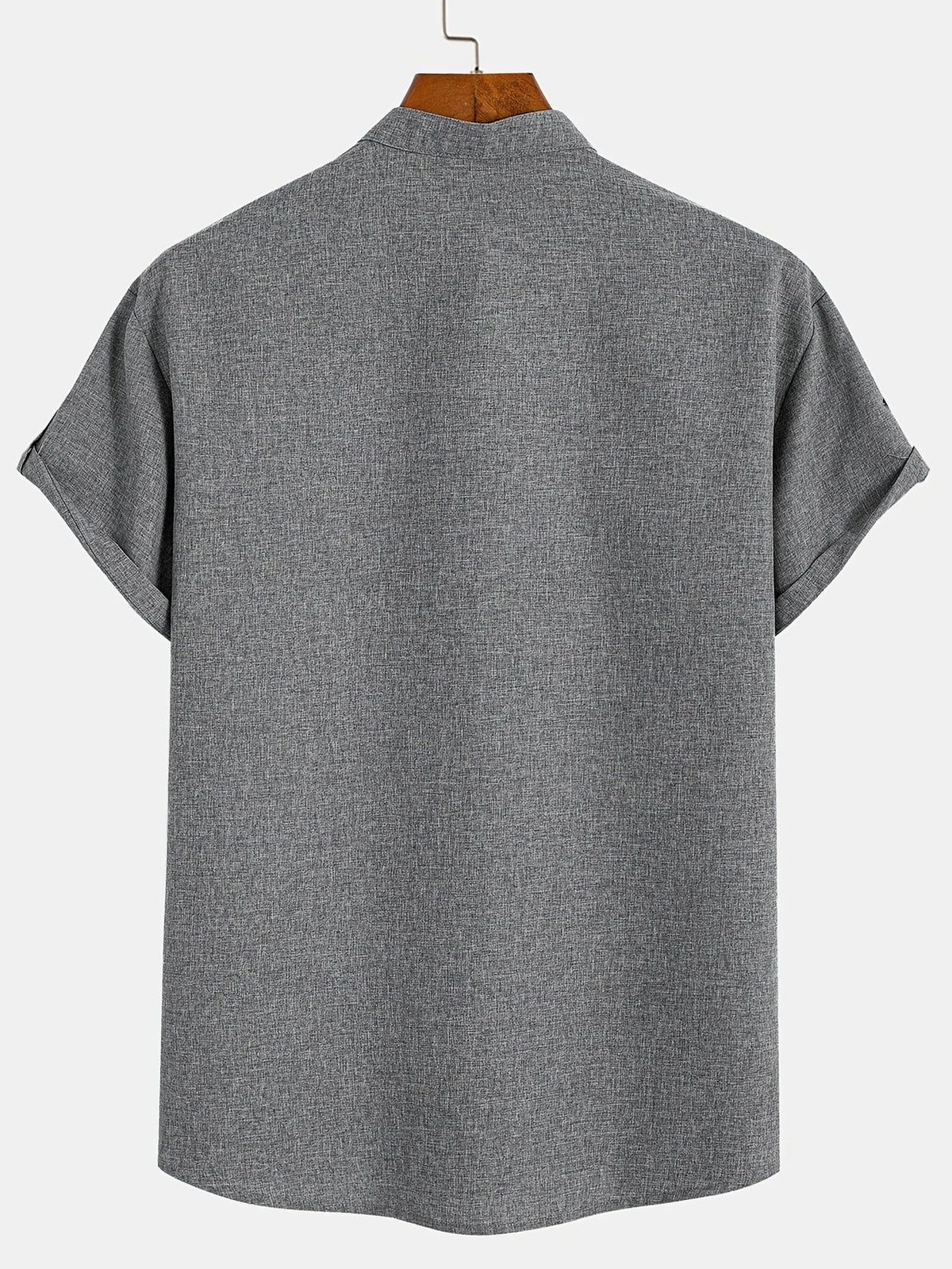 Leblanc™ | Elegancka koszula z krótkim rękawem i stójką