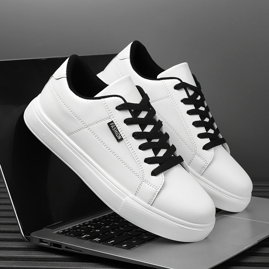 Nolan | Lekkie Skórzane Sneakersy