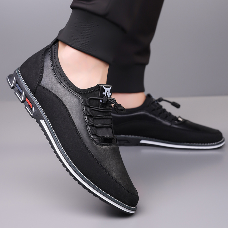 Lavio | Wygodne Skórzane Sneakersy