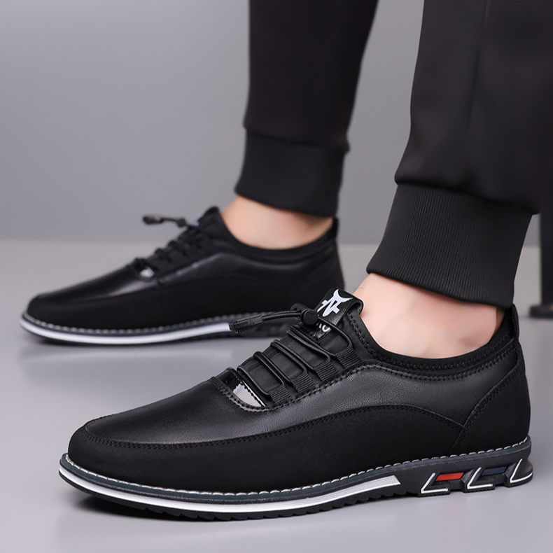 Lavio | Wygodne Skórzane Sneakersy