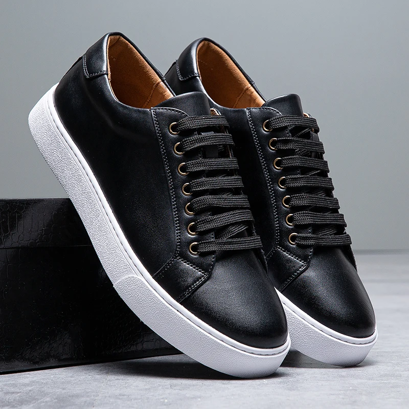 Alviro | Włoskie Skórzane Sneakersy