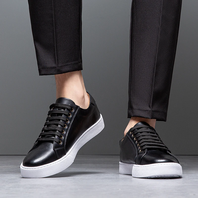 Alviro | Włoskie Skórzane Sneakersy