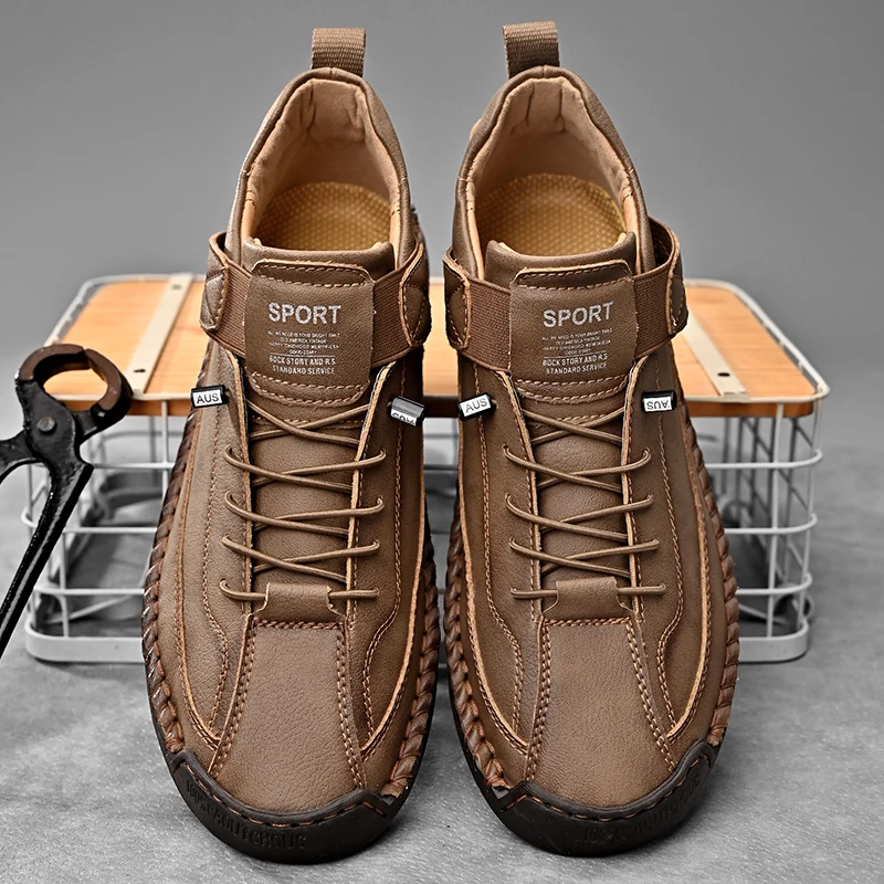 Hawthorne | Skórzane sneakersy męskie