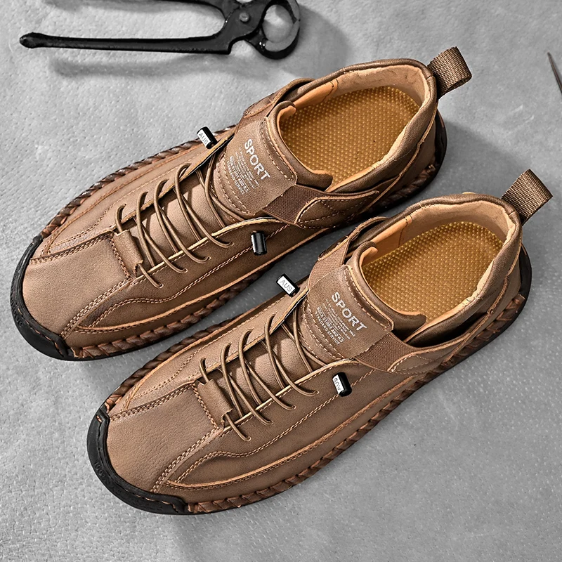 Hawthorne | Skórzane sneakersy męskie