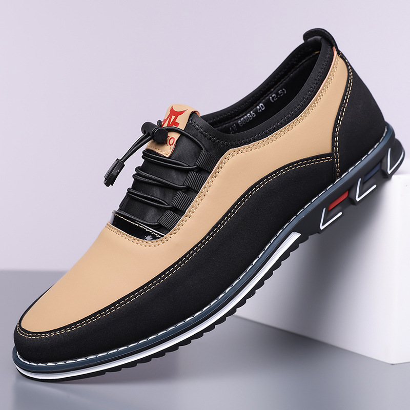 Lavio | Wygodne Skórzane Sneakersy