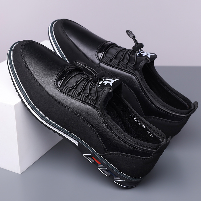 Lavio | Wygodne Skórzane Sneakersy