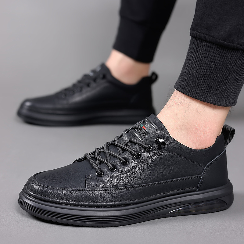 Carson | Amortyzowane Skórzane Sneakersy
