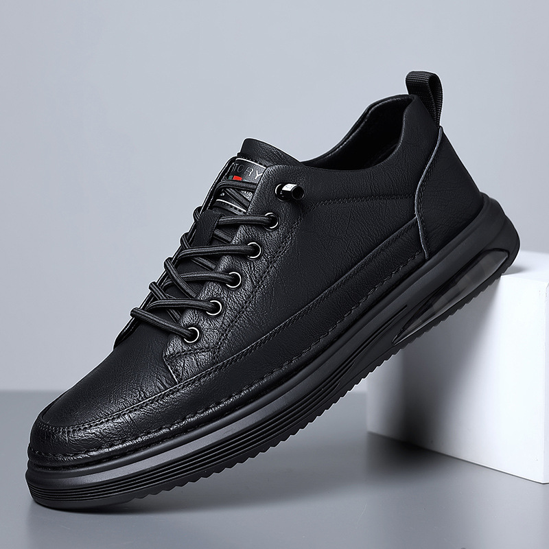 Carson | Amortyzowane Skórzane Sneakersy