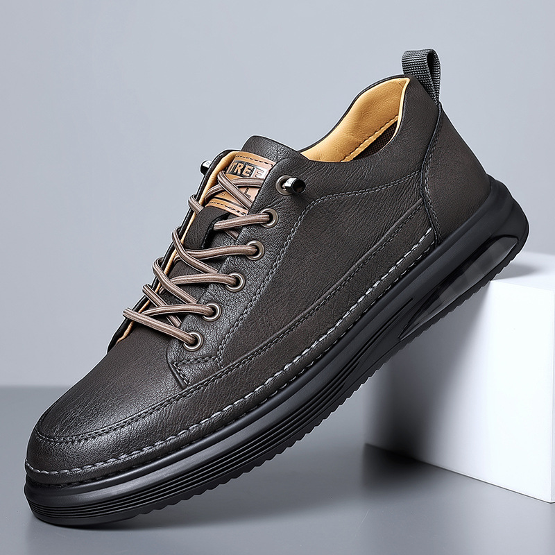 Carson | Amortyzowane Skórzane Sneakersy