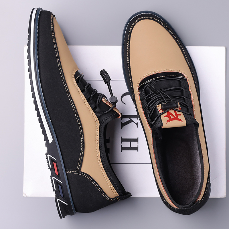 Lavio | Wygodne Skórzane Sneakersy