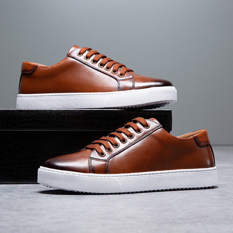 Alviro | Włoskie Skórzane Sneakersy