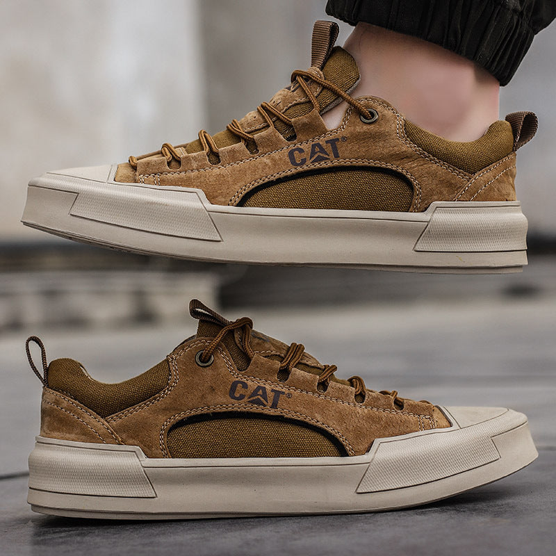 UrbanEdge | Skórzane Sneakersy Dzienne