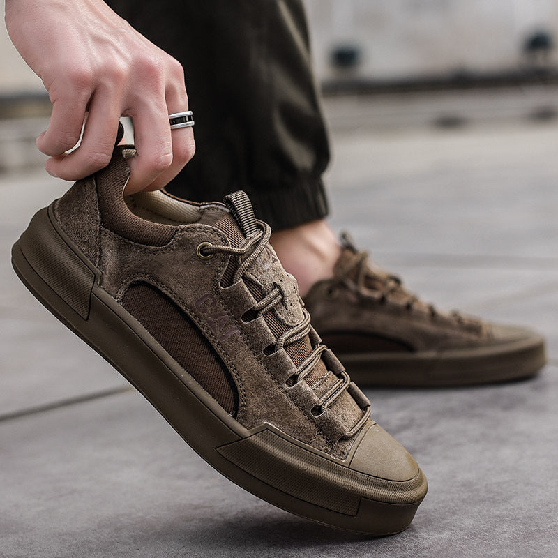 UrbanEdge | Skórzane Sneakersy Dzienne