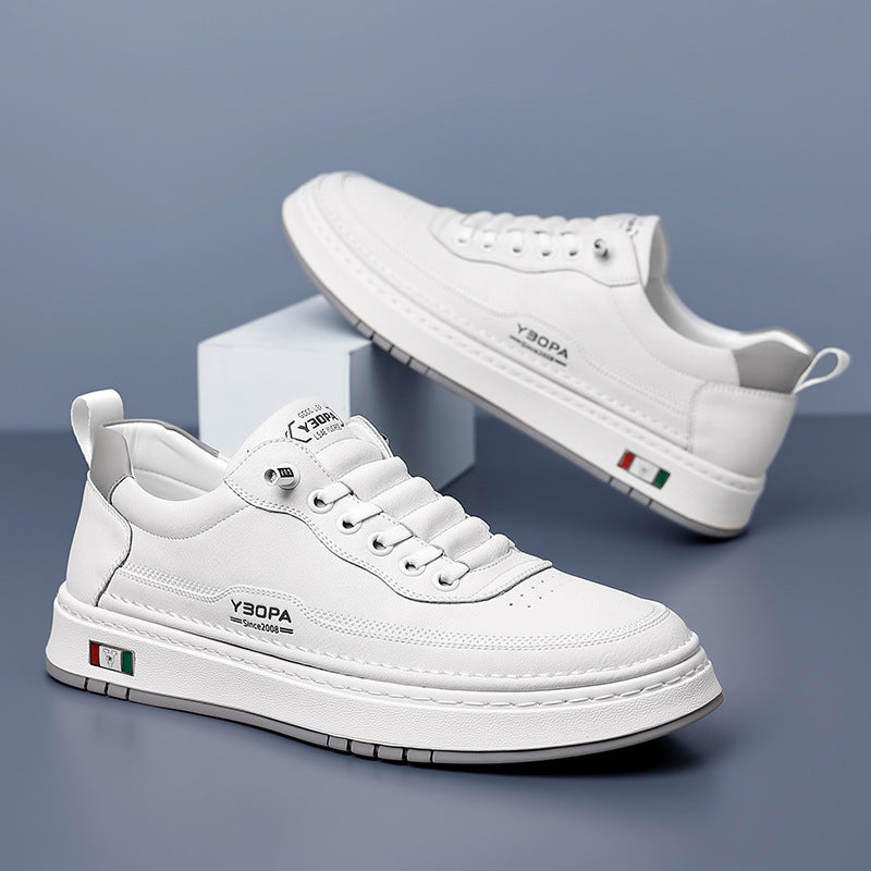 Lucetti | Skórzane Sneakersy z Włoskim Szlifem