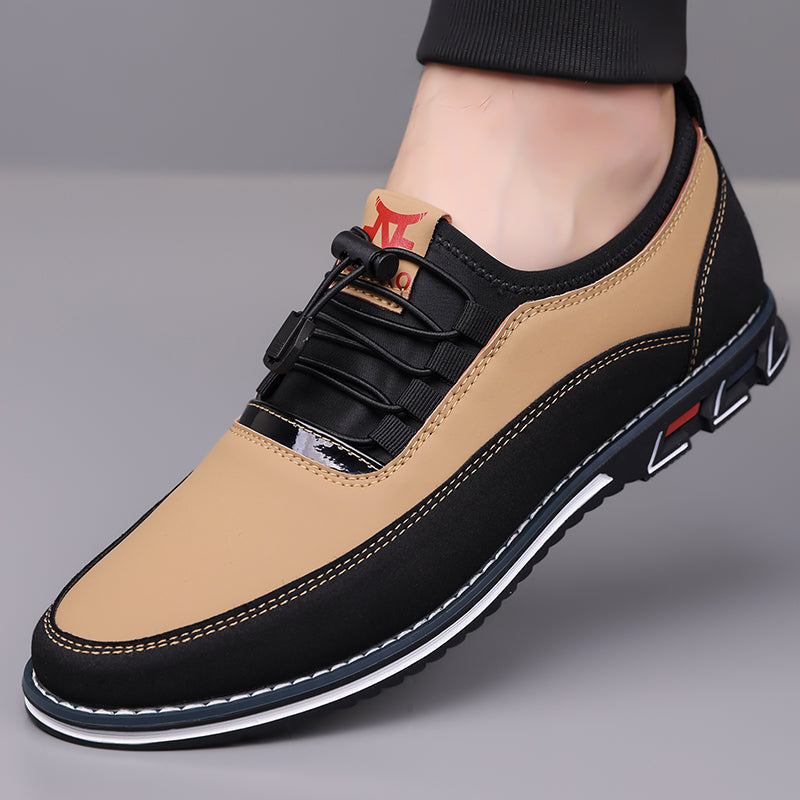 Lavio | Wygodne Skórzane Sneakersy
