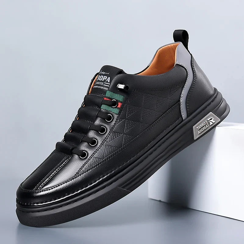 Sonnet | Wyściełane Skórzane Sneakersy
