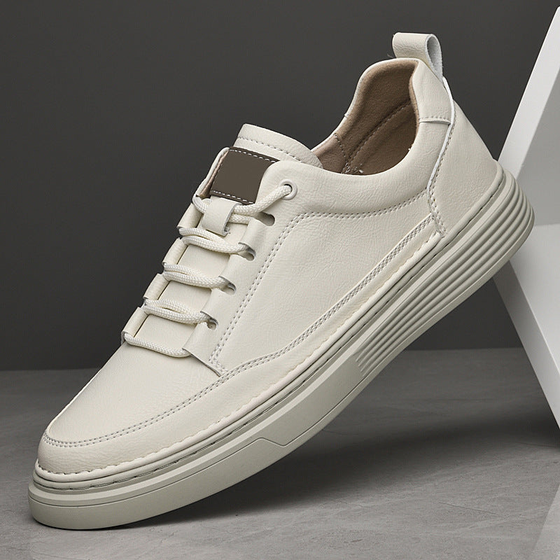 Roma | Smukłe Skórzane Sneakersy