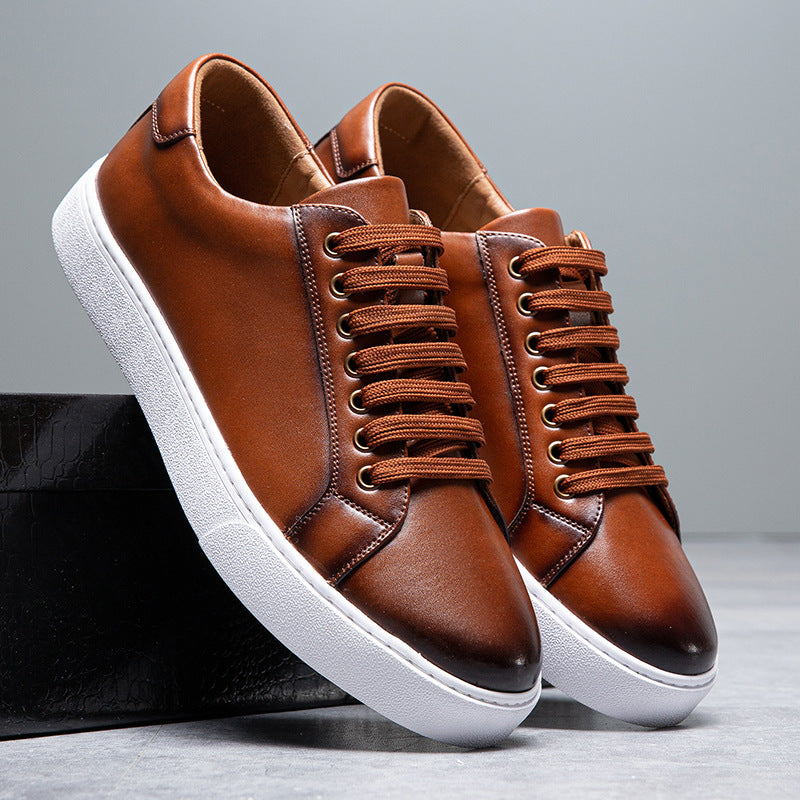Alviro | Włoskie Skórzane Sneakersy