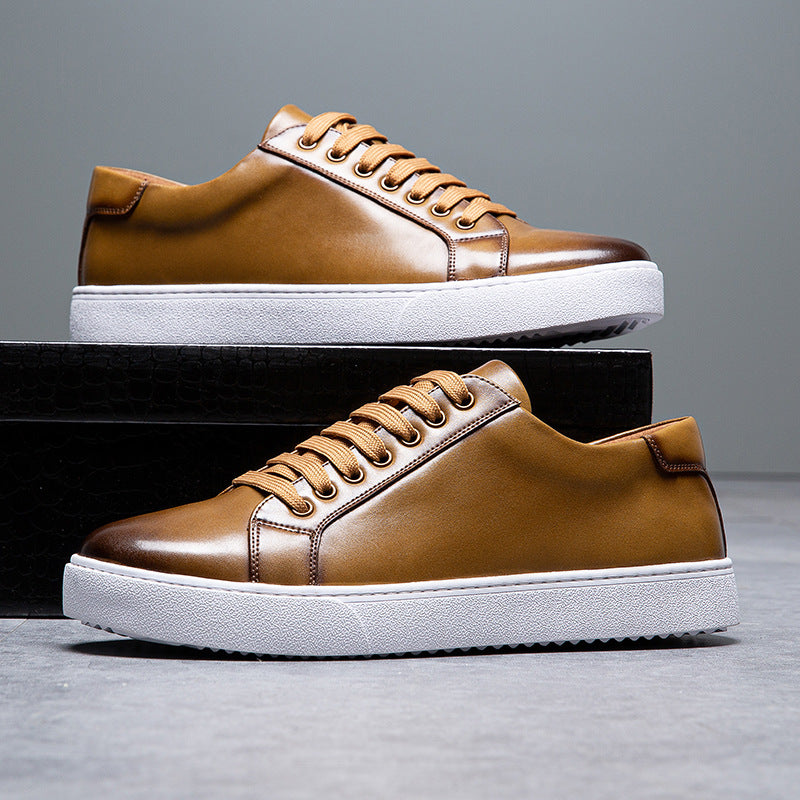 Alviro | Włoskie Skórzane Sneakersy