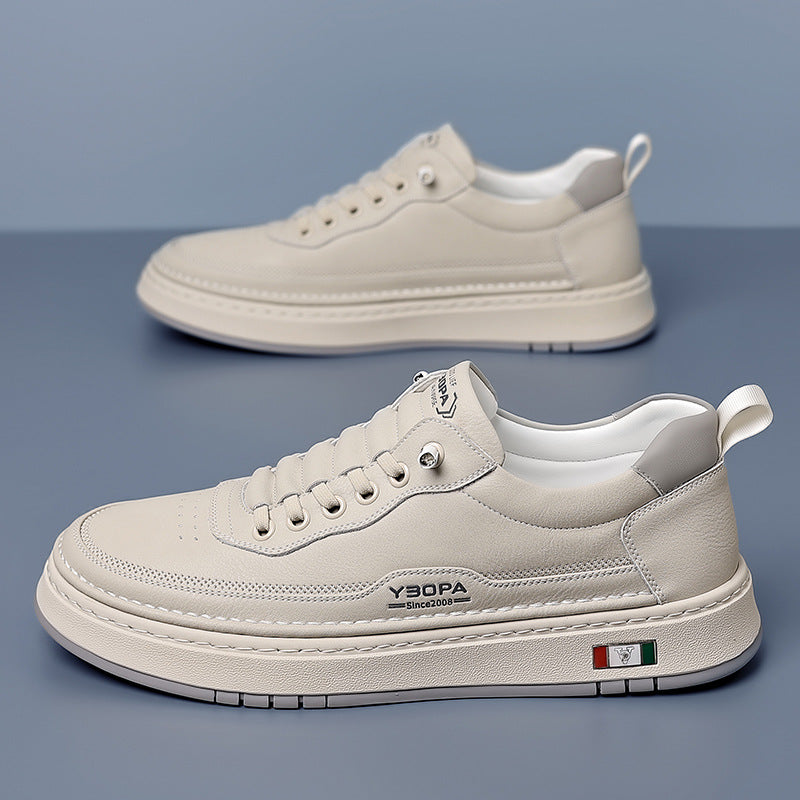 Lucetti | Skórzane Sneakersy z Włoskim Szlifem