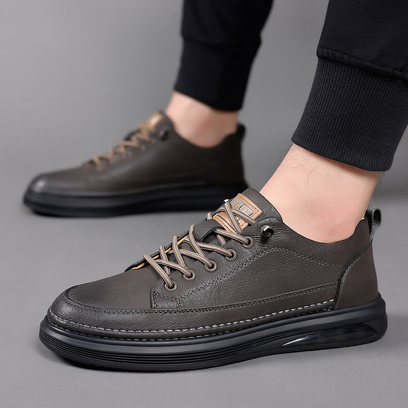 Carson | Amortyzowane Skórzane Sneakersy