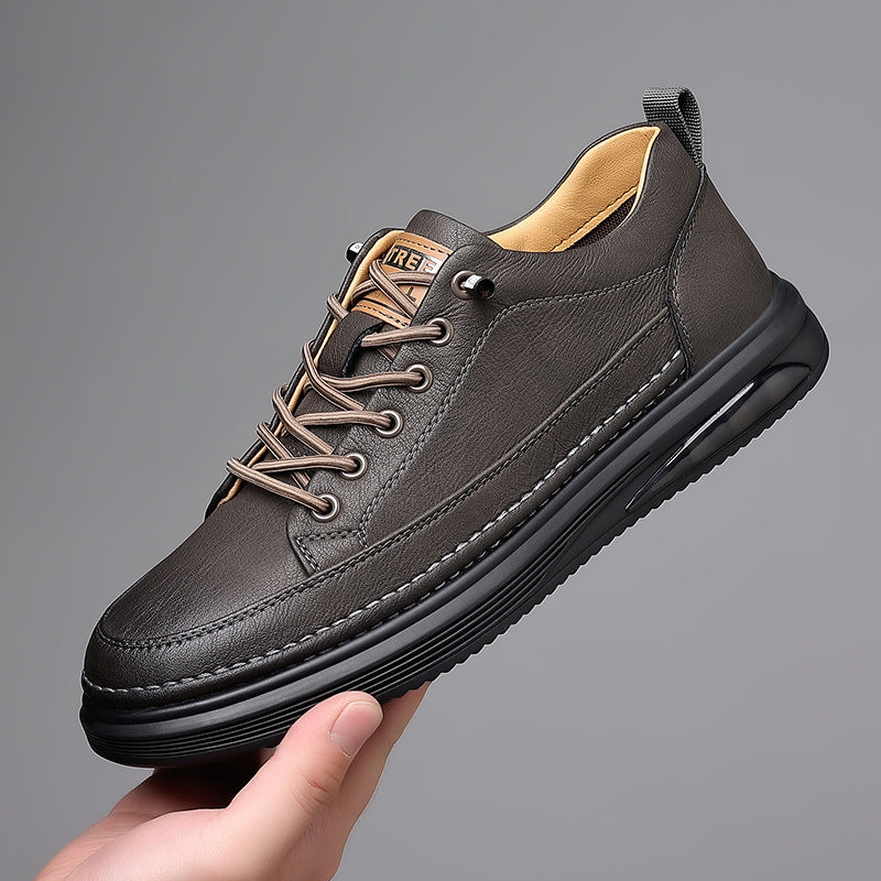Carson | Amortyzowane Skórzane Sneakersy