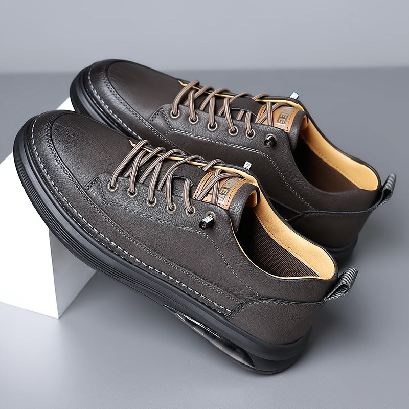 Carson | Amortyzowane Skórzane Sneakersy