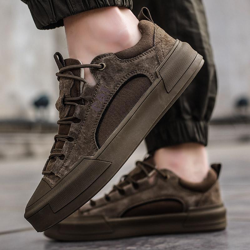 UrbanEdge | Skórzane Sneakersy Dzienne