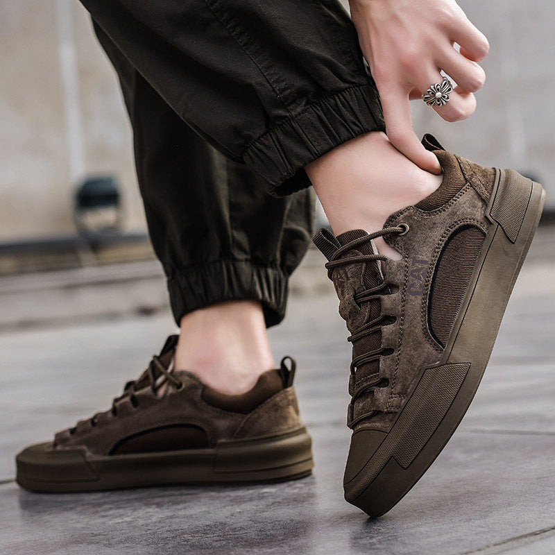 UrbanEdge | Skórzane Sneakersy Dzienne