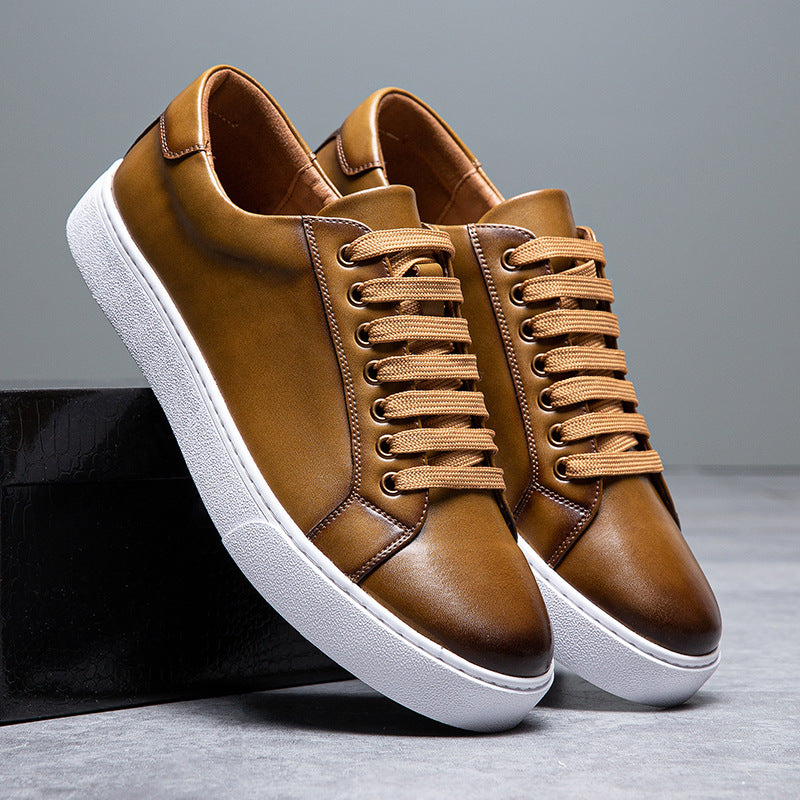 Alviro | Włoskie Skórzane Sneakersy