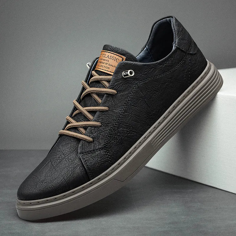 Oskar | Skórzane Sneakersy Premium