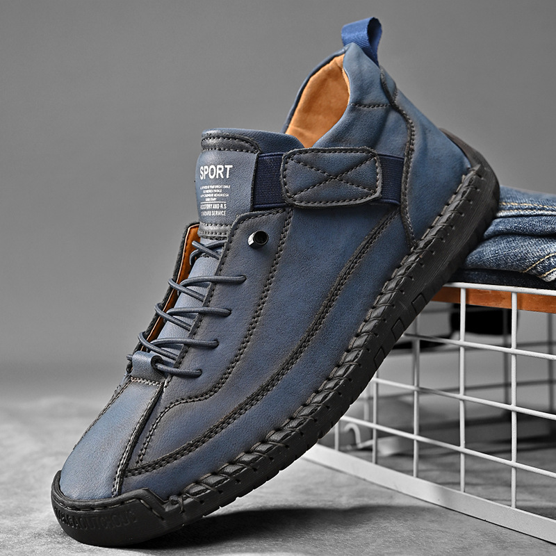Hawthorne | Skórzane sneakersy męskie