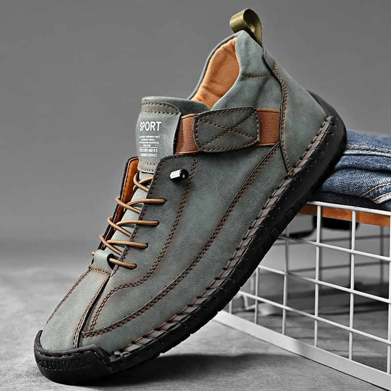 Hawthorne | Skórzane sneakersy męskie