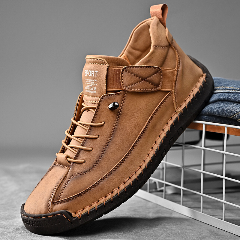Hawthorne | Skórzane sneakersy męskie
