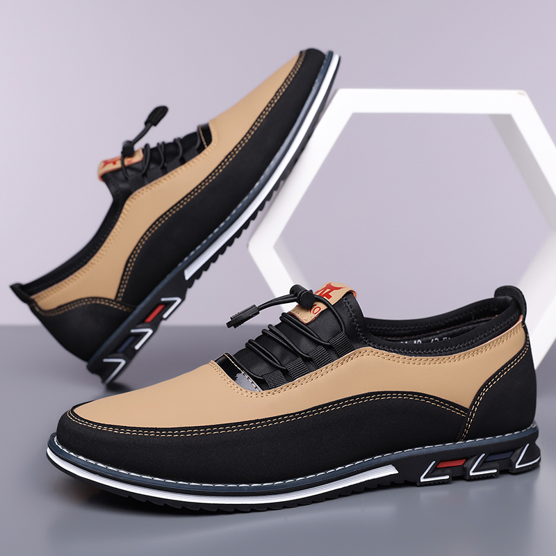 Lavio | Wygodne Skórzane Sneakersy