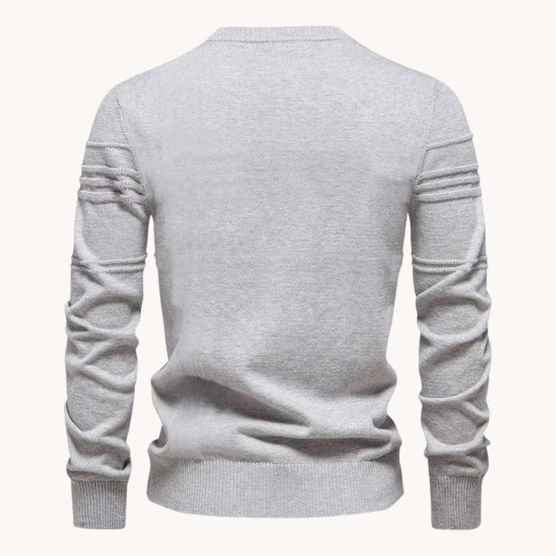 Maurizio | Elegancki Sweter Męski w Prążki