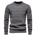 Maurizio | Elegancki Sweter Męski w Prążki