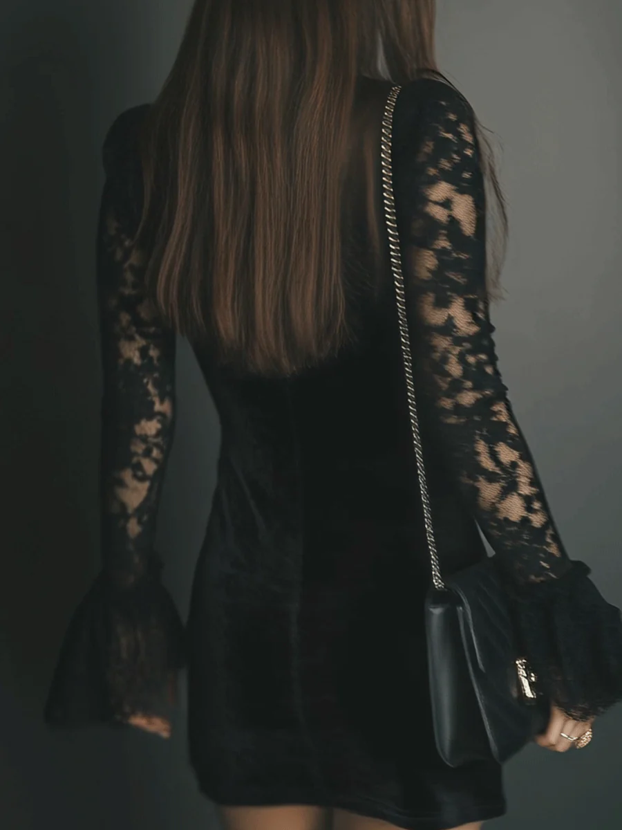 Orinthia | Elegancja w Wydaniu Noir: Sukienka, Która Definiuje Wieczorowy Szyk