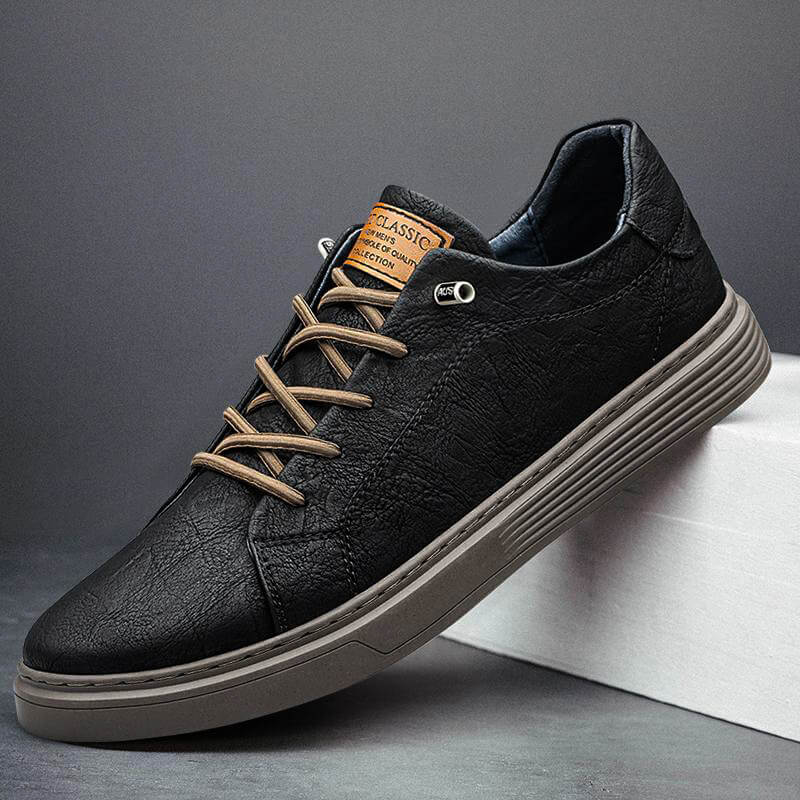 Mazzarini | Włoskie Skórzane Sneakersy