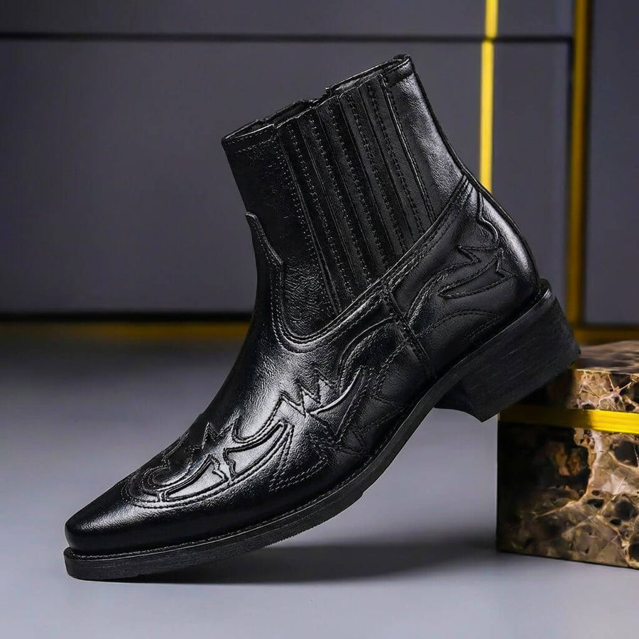 Hawkins | Eleganckie Botki Skórzane