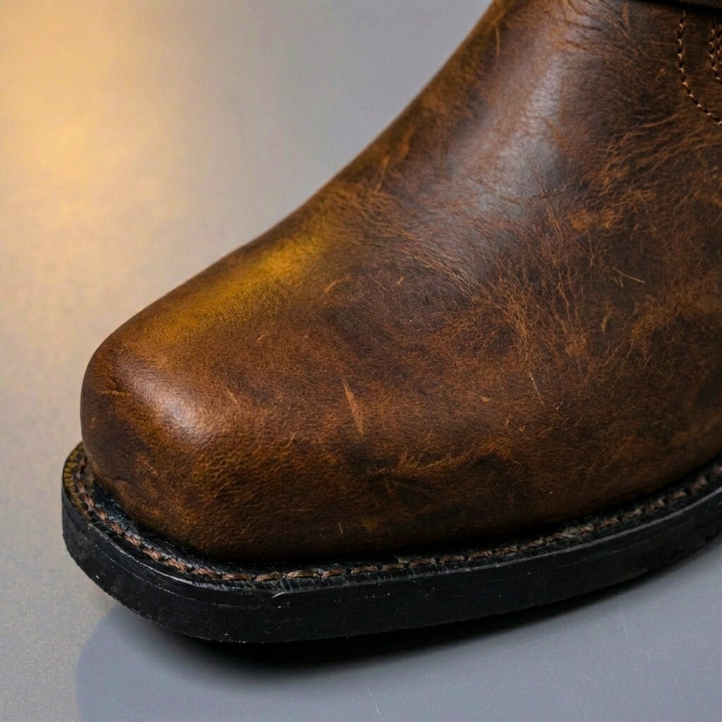 Victor | Skórzane Botki Vintage