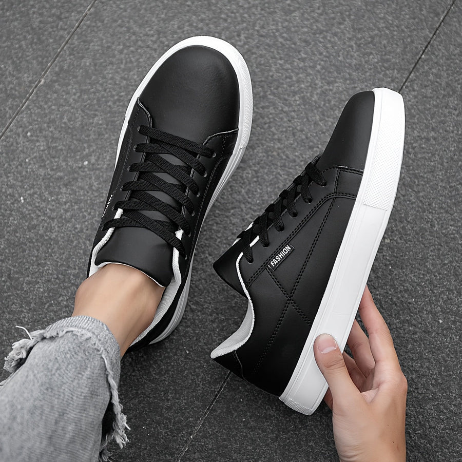 Nolan | Lekkie Skórzane Sneakersy