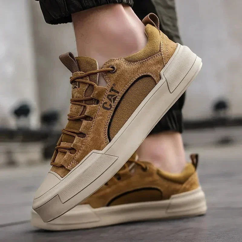 UrbanEdge | Skórzane Sneakersy Dzienne