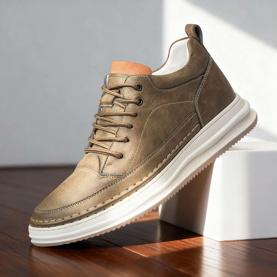 Warrington | Skórzane Sneakersy Premium