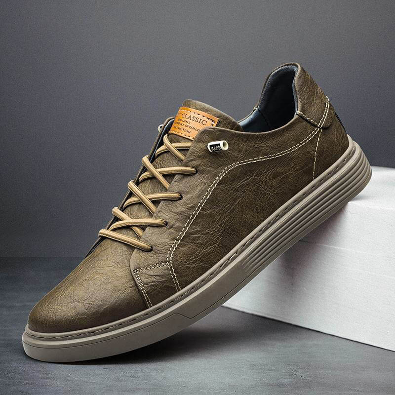 Mazzarini | Włoskie Skórzane Sneakersy