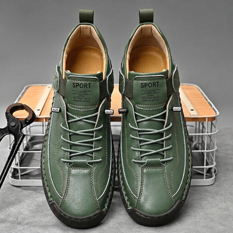 Hawthorne | Skórzane sneakersy męskie